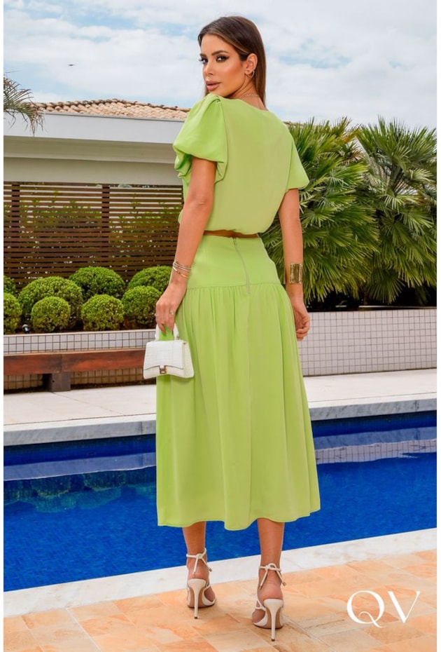 CONJUNTO MIDI CREPE COM BORDADO LIMA - LUZIA FAZZOLLI CONJUNTO MIDI CREPE COM BORDADO LIMA - LUZIA FAZZOLLI