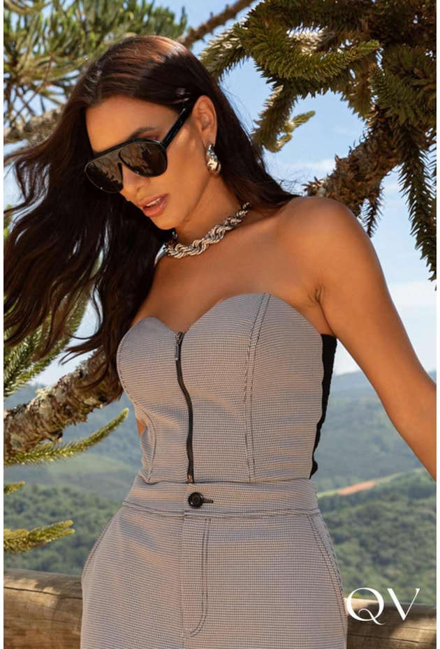 CONJUNTO MIDI EM ALFAIATARIA PRINCESA CINZA - ARTSY CONJUNTO MIDI EM ALFAIATARIA PRINCESA CINZA - ARTSY