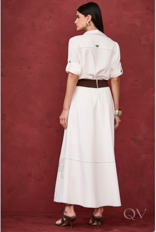 CONJUNTO MIDI EVASÊ EM LINHO OFF WHITE - ARTSY