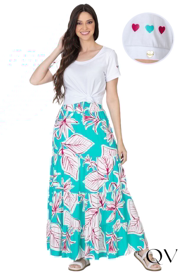 CONJUNTO MIX FLORAL VERDE - HAPUK CONJUNTO MIX FLORAL VERDE - HAPUK