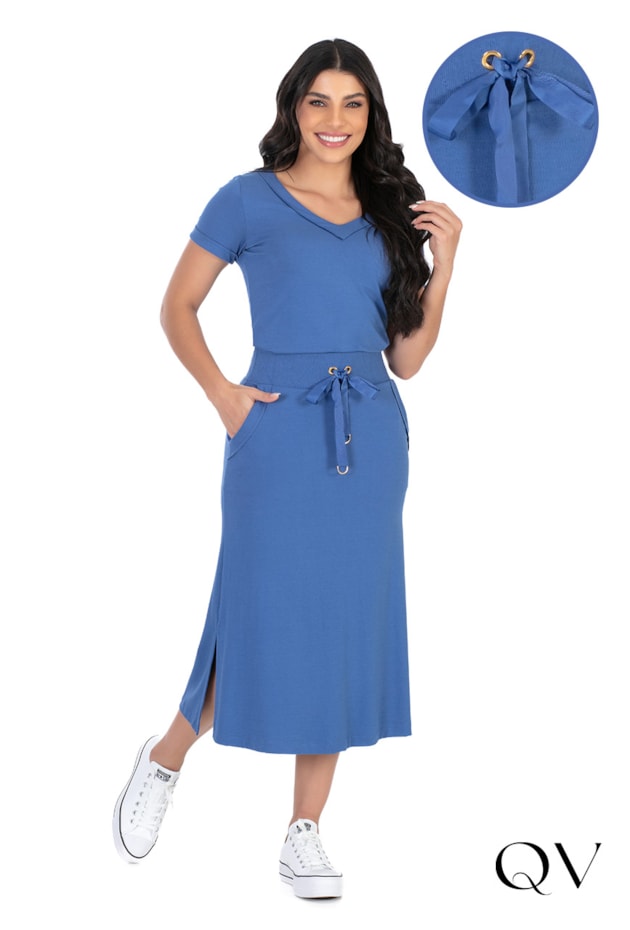 CONJUNTO MOLETINHO CÓS RIBANA AZUL - HAPUK CONJUNTO MOLETINHO CÓS RIBANA AZUL - HAPUK