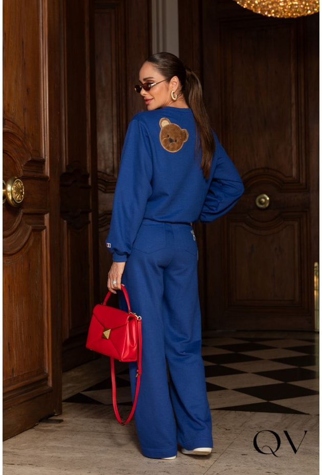 CONJUNTO MOLETOM ORLEANS AZUL ROYAL - LUZIA FAZZOLLI  CONJUNTO MOLETOM ORLEANS AZUL ROYAL - LUZIA FAZZOLLI