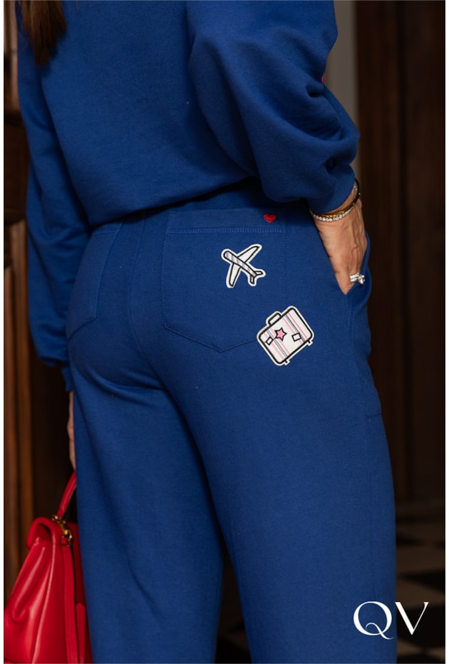 CONJUNTO MOLETOM ORLEANS AZUL ROYAL - LUZIA FAZZOLLI  CONJUNTO MOLETOM ORLEANS AZUL ROYAL - LUZIA FAZZOLLI