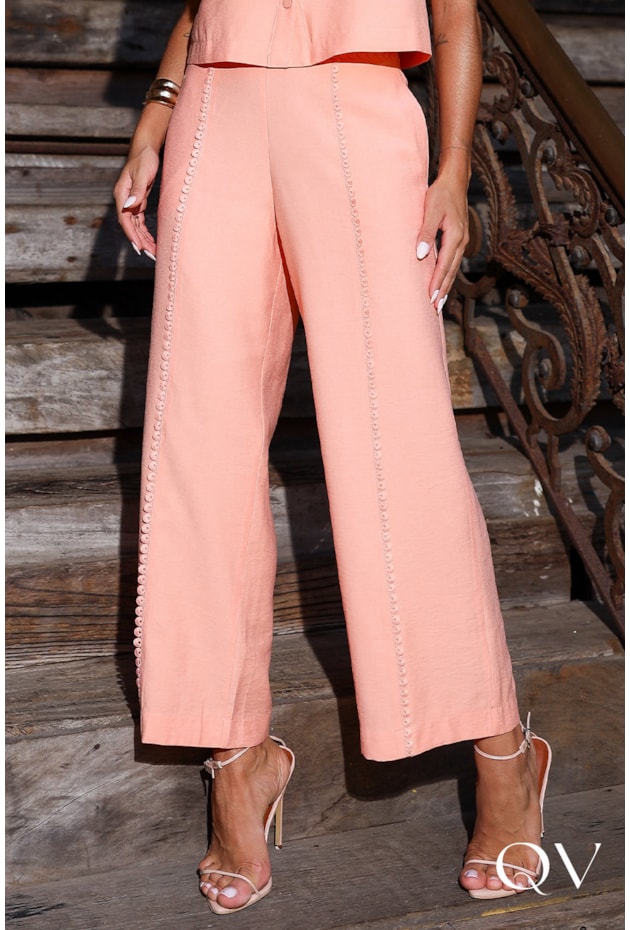 CONJUNTO PANTACOURT LARANJA - LUZIA FAZZOLLI CONJUNTO PANTACOURT LARANJA - LUZIA FAZZOLLI