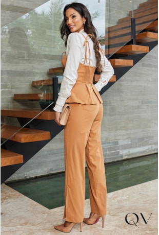 CONJUNTO SARJA CARAMELO - DOCE MARIA CONJUNTO SARJA CARAMELO - DOCE MARIA