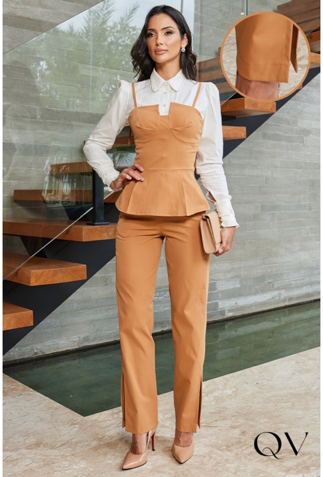 CONJUNTO SARJA CARAMELO - DOCE MARIA