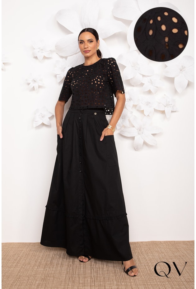 CROPPED DE LAISE PRETO - LEKAZIS CROPPED DE LAISE PRETO - LEKAZIS