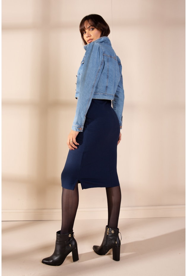 JAQUETA EM JEANS AZUL - LEKAZIS JAQUETA EM JEANS AZUL - LEKAZIS