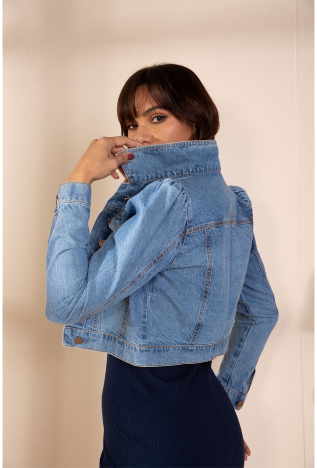 JAQUETA EM JEANS AZUL - LEKAZIS JAQUETA EM JEANS AZUL - LEKAZIS