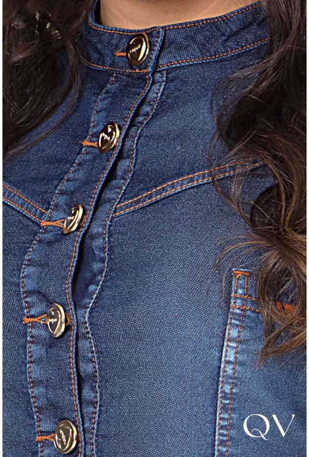 JAQUETA JEANS COM BOTÕES - HAPUK JAQUETA JEANS COM BOTÕES - HAPUK