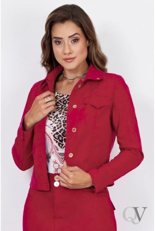 JAQUETA JEANS MARSALA - VIA TOLENTINO