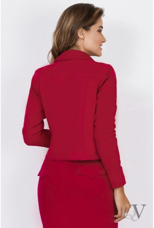 JAQUETA JEANS MARSALA - VIA TOLENTINO