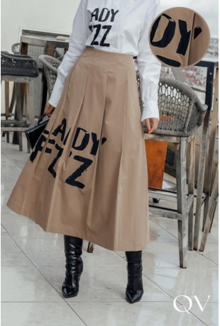 SAIA EM SARJA COM PREGAS FENDI - LUZIA FAZZOLLI