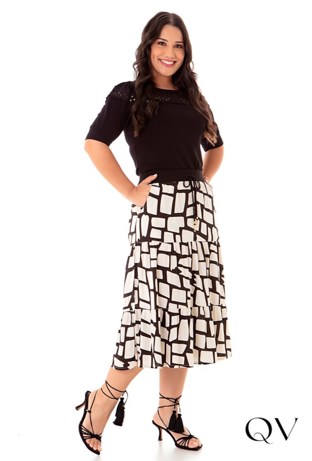 SAIA ESTAMPA GEOMÉTRICA PB - HAPUK SAIA ESTAMPA GEOMÉTRICA PB - HAPUK