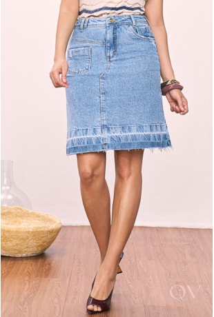 SAIA EVASÊ EM JEANS CLARO - TITANIUM JEANS