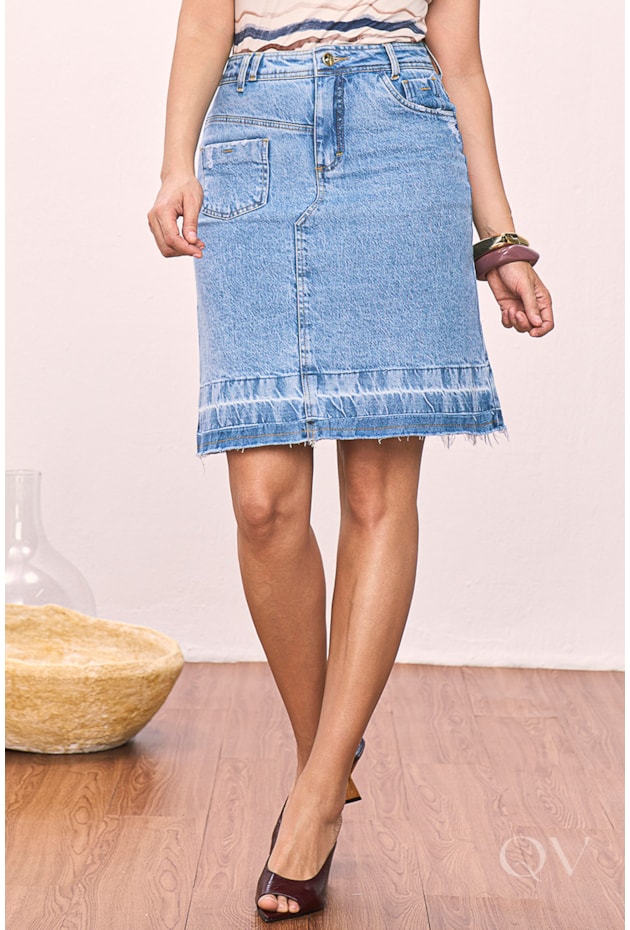 SAIA EVASÊ EM JEANS CLARO - TITANIUM JEANS