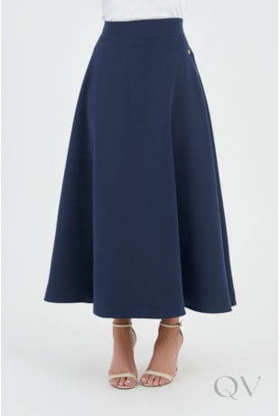 SAIA GODÊ EM ALFAIATARIA AZUL MARINHO - VIA TOLENTINO