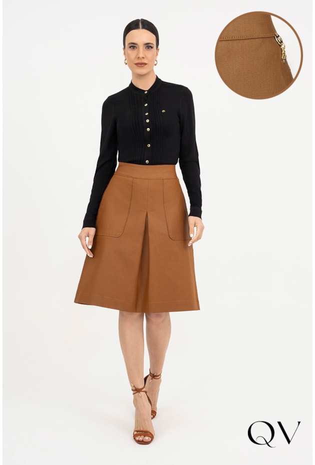 SAIA JEANS BOLSOS FRONTAL CARAMELO - VIA TOLENTINO SAIA JEANS BOLSOS FRONTAL CARAMELO - VIA TOLENTINO