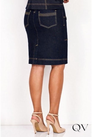 SAIA JEANS COM RECORTES E MARTINGALES - VIA TOLENTINO