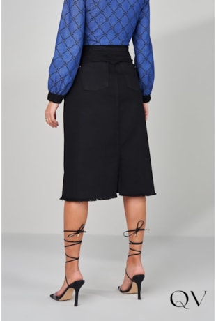 SAIA JEANS EVASÊ COM BOLSOS PRETO - TITANIUM JEANS