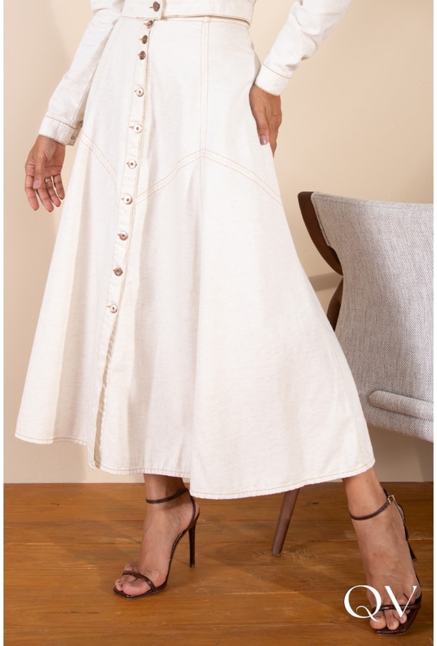 SAIA JEANS LONGUETE BEGE - LEKAZIS SAIA JEANS LONGUETE BEGE - LEKAZIS