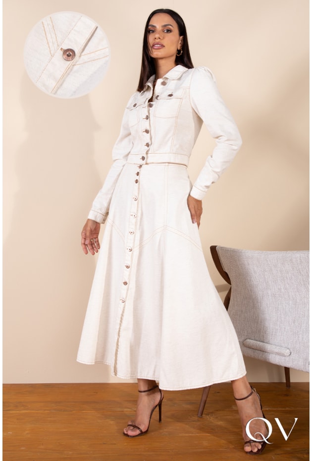 SAIA JEANS LONGUETE BEGE - LEKAZIS SAIA JEANS LONGUETE BEGE - LEKAZIS