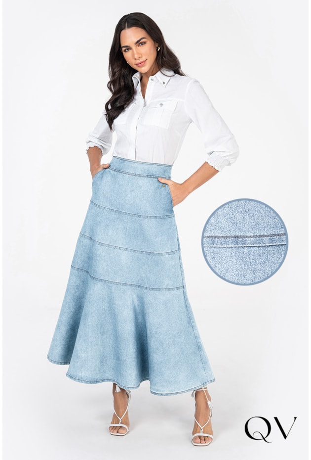 SAIA JEANS LONGUETE GODÊ - VIA TOLENTINO SAIA JEANS LONGUETE GODÊ - VIA TOLENTINO