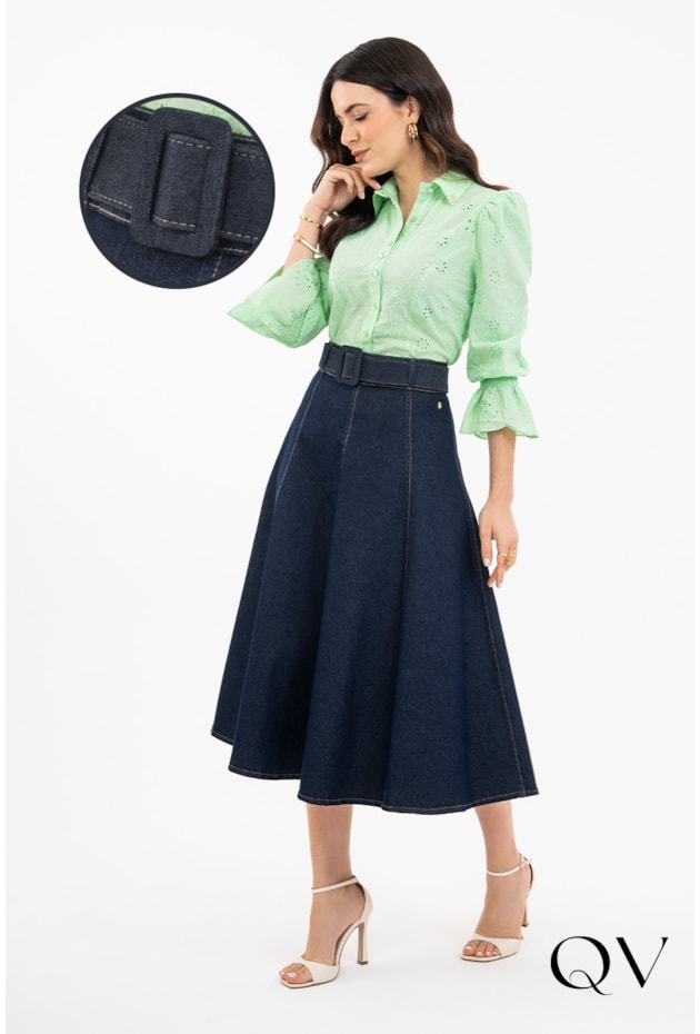 SAIA JEANS PESPONTADA - VIA TOLENTINO SAIA JEANS PESPONTADA - VIA TOLENTINO