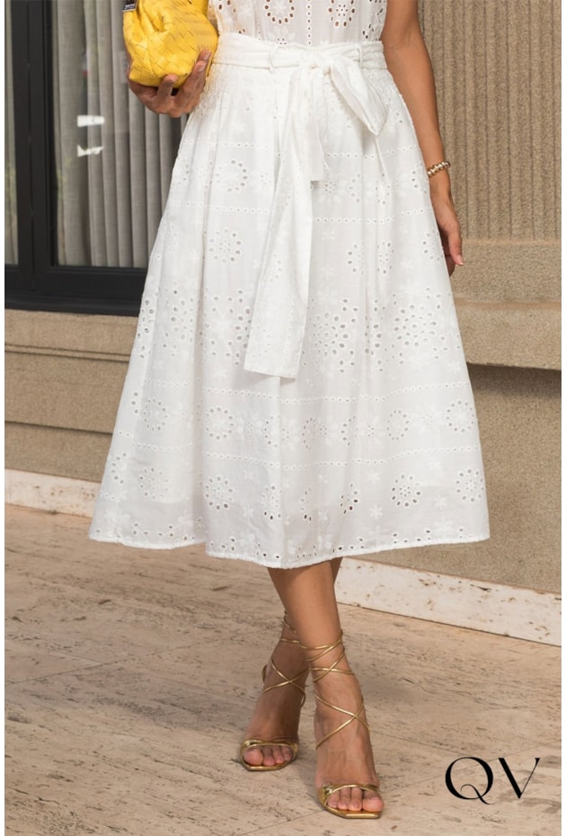 SAIA LAISE COM FAIXA OFF WHITE - JANY PIM SAIA LAISE COM FAIXA OFF WHITE - JANY PIM