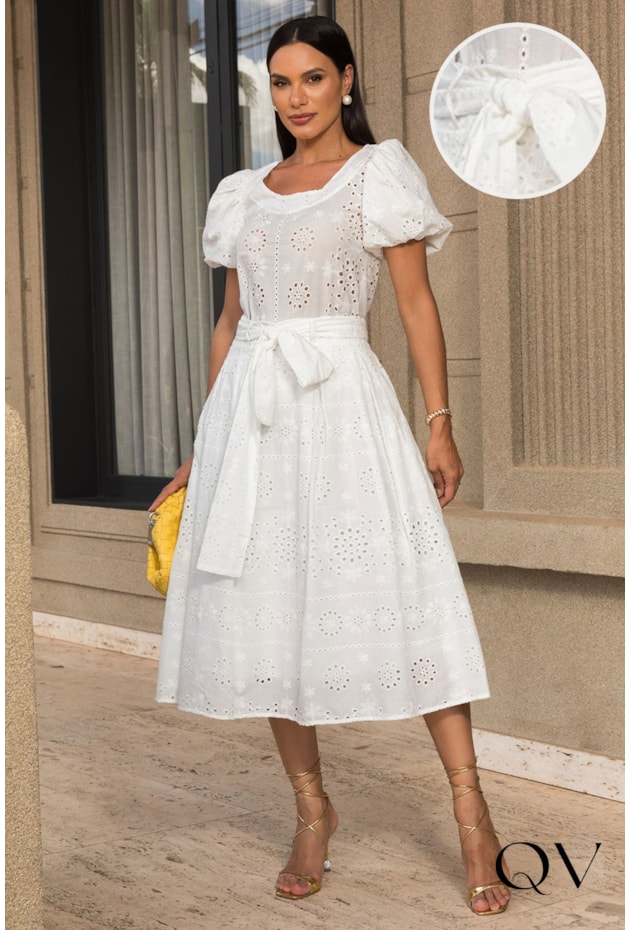 SAIA LAISE COM FAIXA OFF WHITE - JANY PIM SAIA LAISE COM FAIXA OFF WHITE - JANY PIM