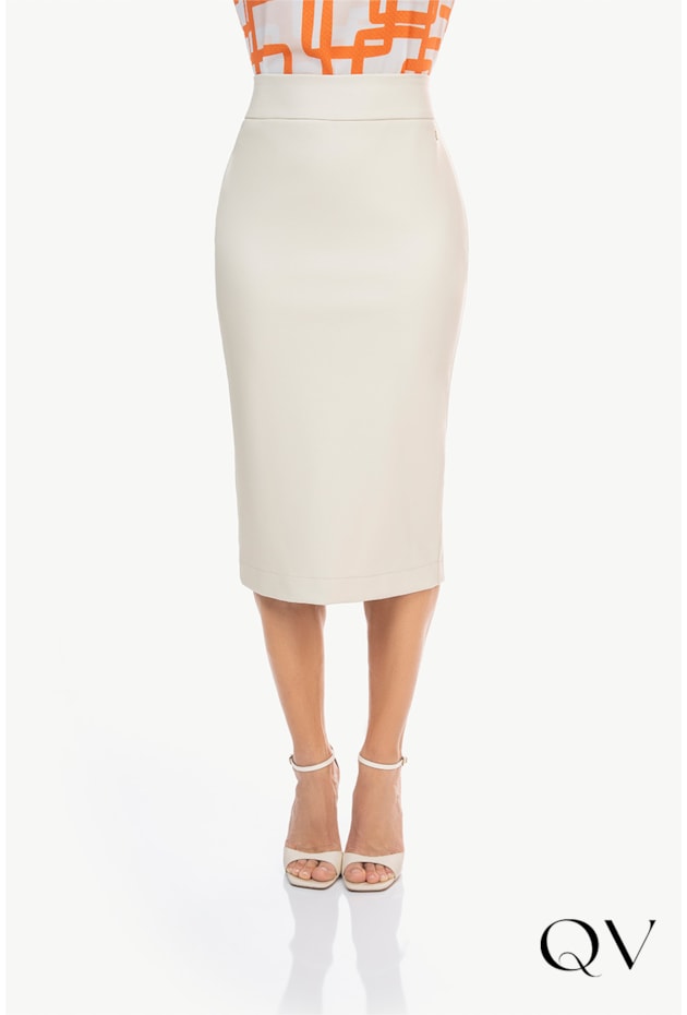 SAIA LÁPIS COURO ECO OFF - VIA TOLENTINO SAIA LÁPIS COURO ECO OFF - VIA TOLENTINO