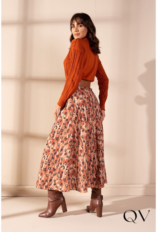 SAIA LONGA ANIMAL PRINT - LEKAZIS