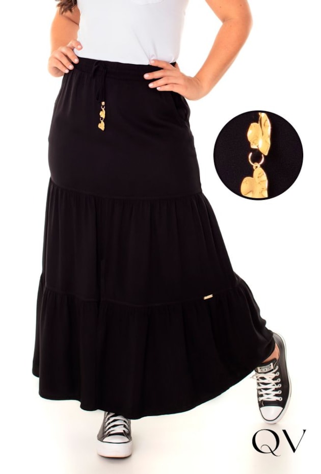 SAIA LONGA DUAS MARIAS PRETA - HAPUK SAIA LONGA DUAS MARIAS PRETA - HAPUK