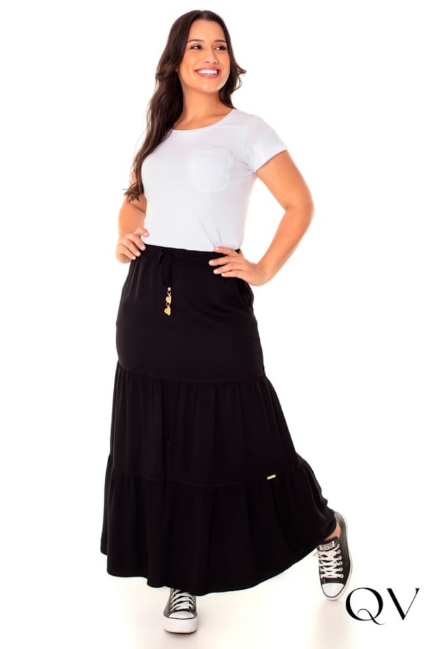 SAIA LONGA DUAS MARIAS PRETA - HAPUK SAIA LONGA DUAS MARIAS PRETA - HAPUK