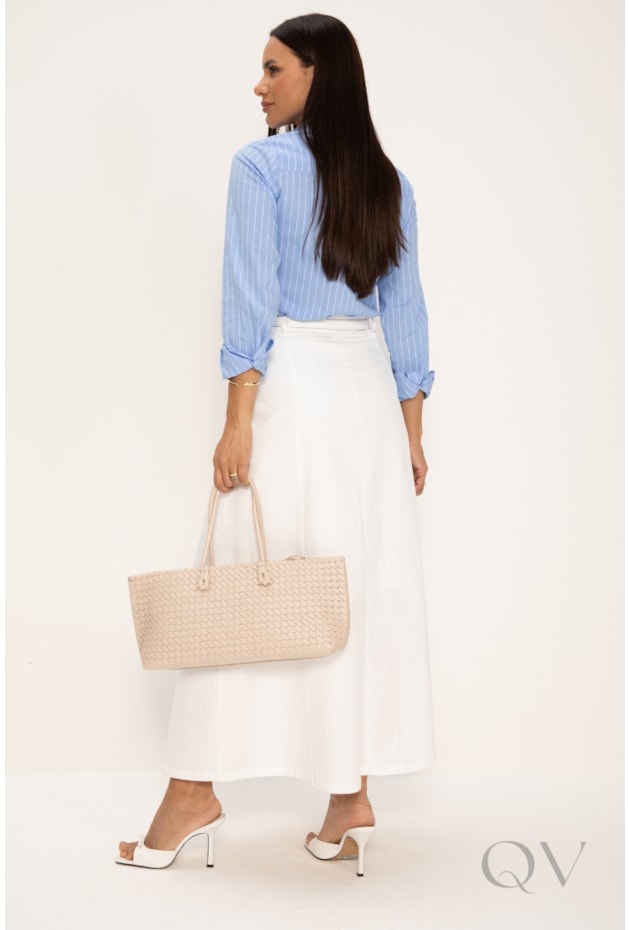 SAIA LONGA EM SARJA OFF WHITE - LEKAZIS