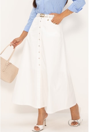 SAIA LONGA EM SARJA OFF WHITE - LEKAZIS