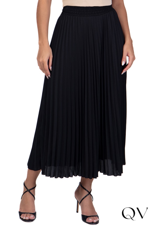 SAIA LONGUETE PLISSADA PRETO - HAPUK SAIA LONGUETE PLISSADA PRETO - HAPUK