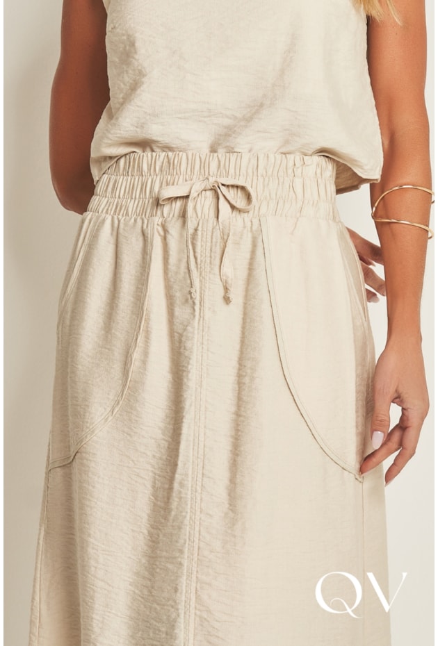 SAIA MIDI EM PLANO VISCOFLOW PERÓLA - DOCE TRAMA