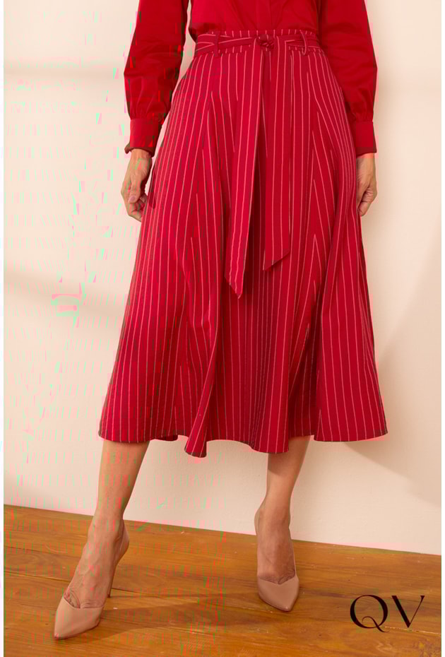 SAIA MIDI RISCA DE GIZ VERMELHO - LEKAZIS SAIA MIDI RISCA DE GIZ VERMELHO - LEKAZIS
