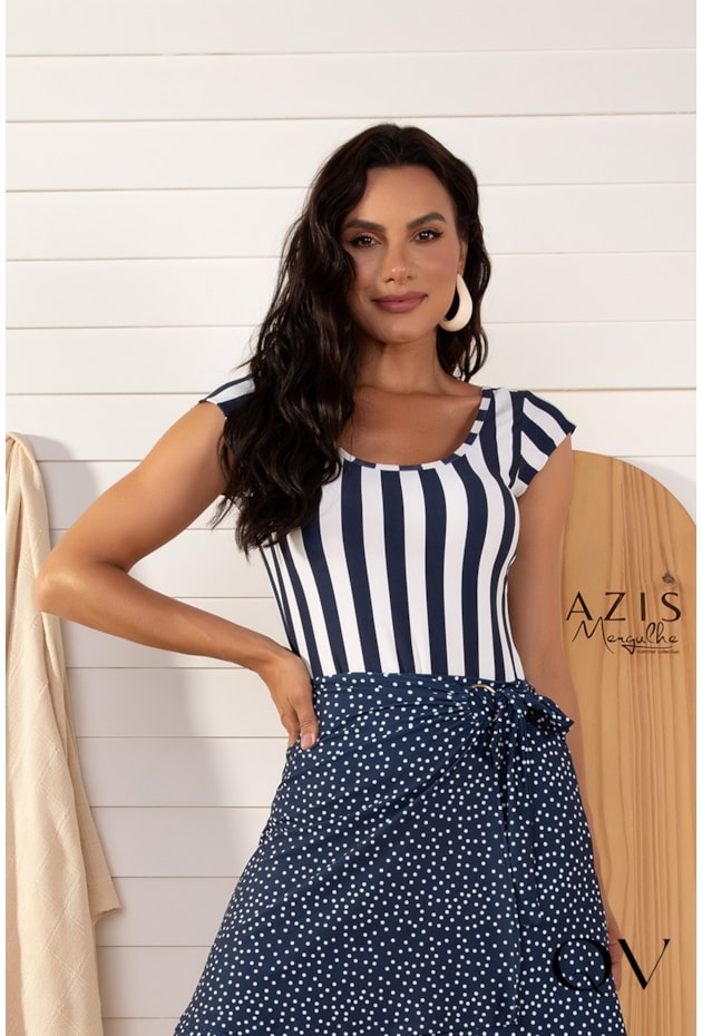 SAIA SHORTS POÁ MARINHO - LEKAZIS SAIA SHORTS POÁ MARINHO - LEKAZIS