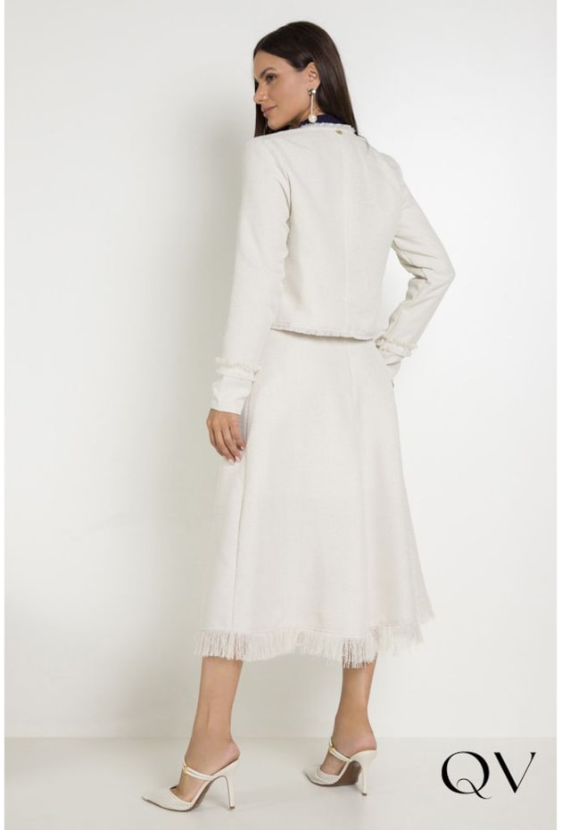 SAIA TWEED COM LUREX OFF WHITE - LEKAZIS SAIA TWEED COM LUREX OFF WHITE - LEKAZIS