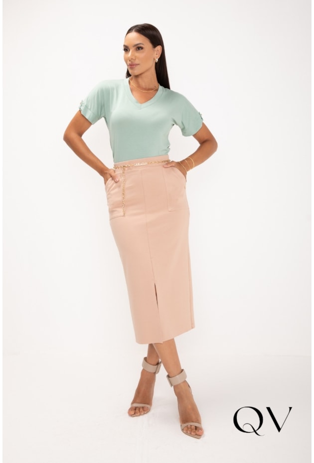 T-SHIRT EM VISCOLYCRA MANGA RAGLAN VERDE - LEKAZIS T-SHIRT EM VISCOLYCRA MANGA RAGLAN VERDE - LEKAZIS