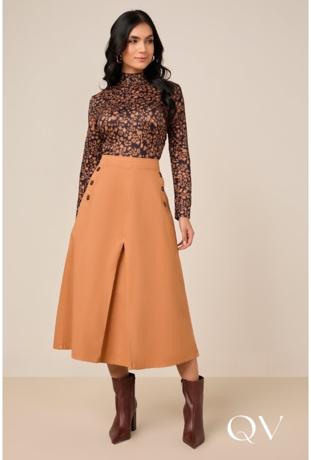 T-SHIRT MANGA LONGA EM MALHA ESTAMPADO - TITANIUM JEANS T-SHIRT MANGA LONGA EM MALHA ESTAMPADO - TITANIUM JEANS