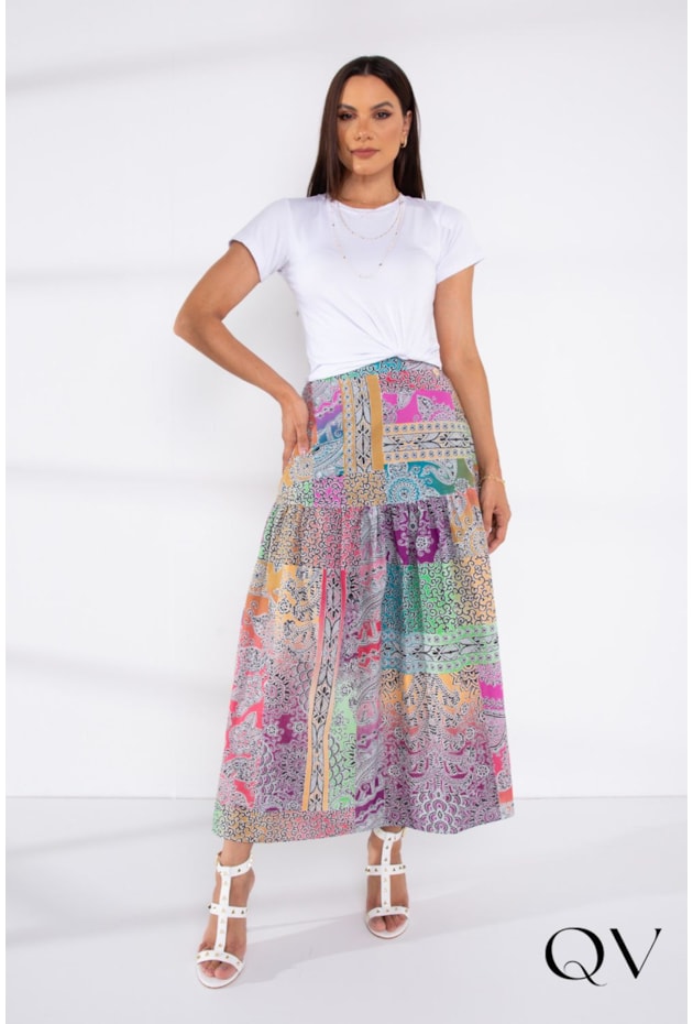 T-SHIRT VISCOLYCRA BASIC BRANCO - LEKAZIS T-SHIRT VISCOLYCRA BASIC BRANCO - LEKAZIS