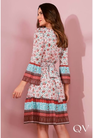 VESTIDO BOHO FLORAL - JANY PIM