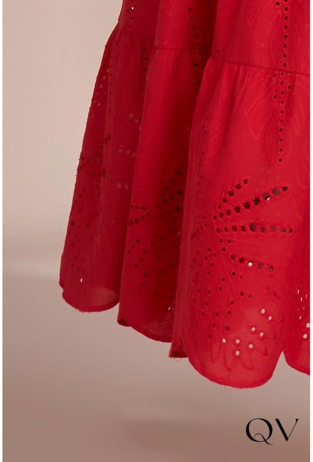 VESTIDO CHEMISE LAISE VERMELHO - FASCÍNIUS