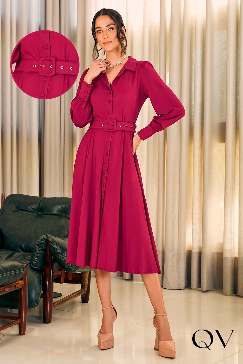 Vestido 2024 marsala gode