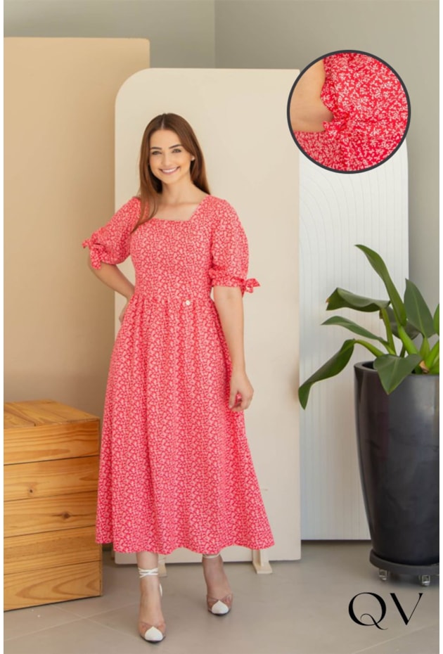 VESTIDO CREPE LASTEX NAS COSTAS VERMELHO - VALENTINA SIRRAH VESTIDO CREPE LASTEX NAS COSTAS VERMELHO - VALENTINA SIRRAH