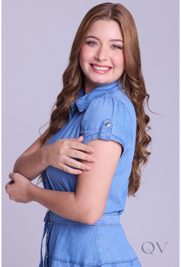 VESTIDO CURTO EM JEANS LEVE CLARO - HAPUK