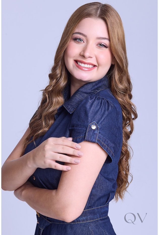 VESTIDO CURTO EM JEANS LEVE ESCURO - HAPUK